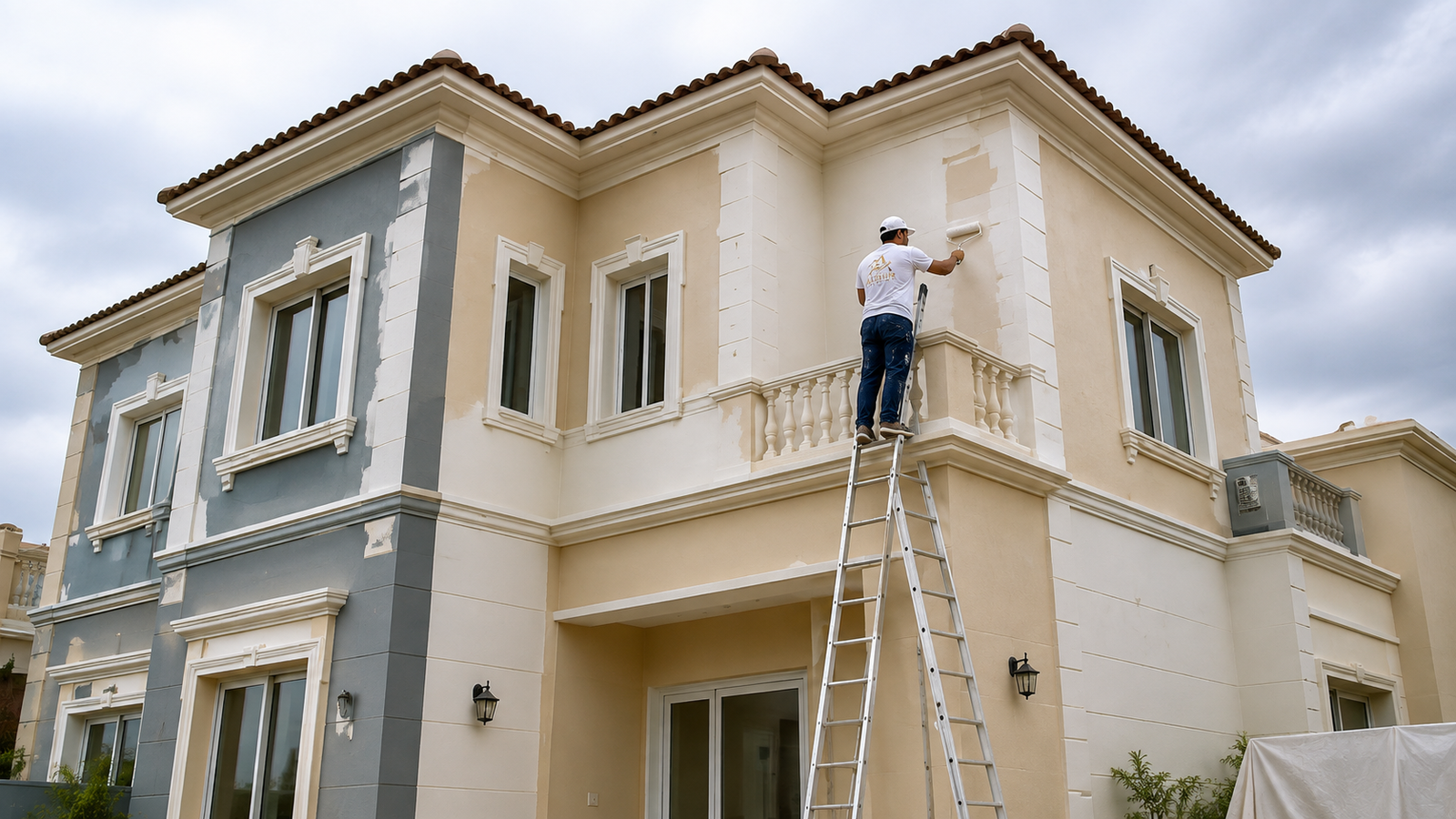 Villa painting